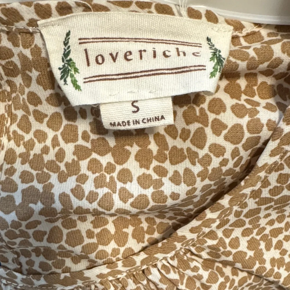 Love Riche Brown Patterned Ruffle Blouse - Picture 2 of 2